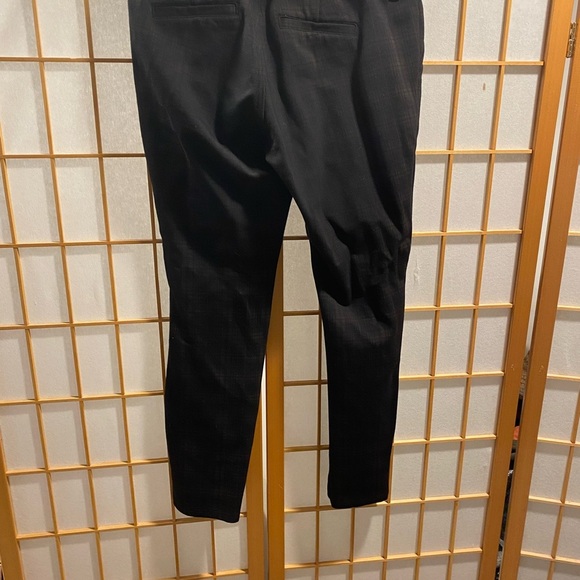 Kut From The Kloth Pants Women 6 P Black Tartan Plaid Skinny Slim Fit Trousers - Picture 4 of 6